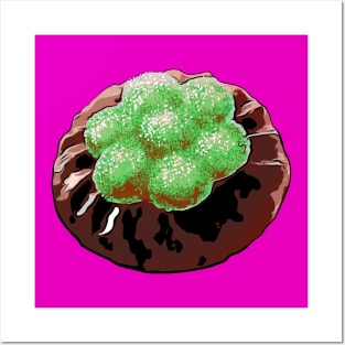 Green Jelly Biscuit Posters and Art